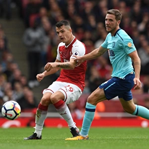 Xhaka vs. Gosling: Intense Battle in Arsenal v AFC Bournemouth Premier League Clash