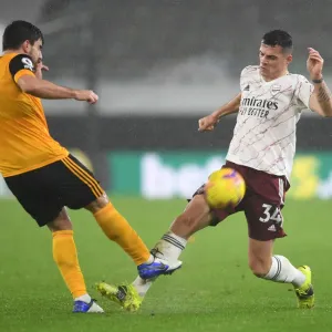 Xhaka vs. Neves: Battle in the Midfield - Wolverhampton Wanderers vs. Arsenal, Premier League 2020-21 Xhaka vs. Neves: Battle in the Midfield - Wolverhampton Wanderers vs. Arsenal, Premier League 2020-21