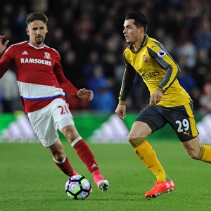 Xhaka vs. Ramirez: Intense Battle in Middlesbrough vs. Arsenal Premier League Clash
