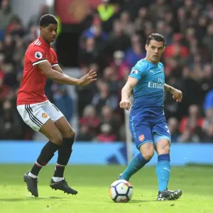 Xhaka vs Rashford: Intense Battle in Manchester United vs Arsenal Premier League Clash Xhaka vs Rashford: Intense Battle in Manchester United vs Arsenal Premier League Clash