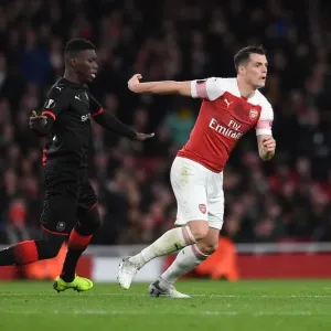 Xhaka vs Sarr: Battle in the Europa League as Arsenal Face Stade Rennais