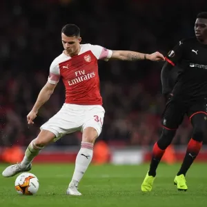 Xhaka vs Sarr: Battle in the Europa League Clash Between Arsenal and Stade Rennais