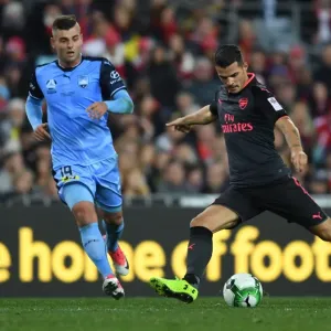 Xhaka vs. Simon: Sydney FC vs. Arsenal Pre-Season Clash Xhaka vs. Simon: Sydney FC vs. Arsenal Pre-Season Clash