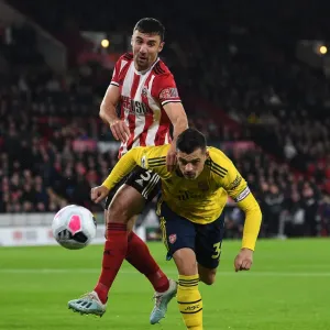 Granit Xhaka vs Enda Stevens Print