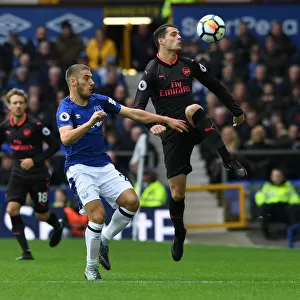 Xhaka vs Vlasic: Intense Battle in Everton vs Arsenal Premier League Clash