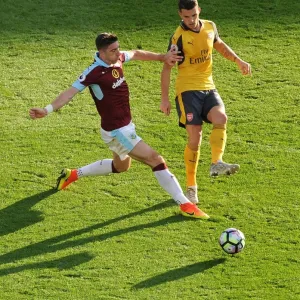 Xhaka vs Ward: A Football Battle at Turf Moor Xhaka vs Ward: A Football Battle at Turf Moor