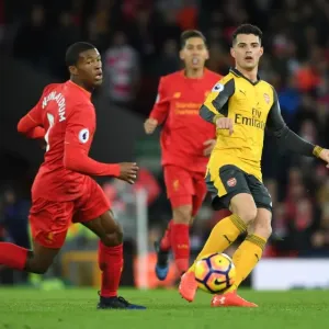 Xhaka vs. Wijnaldum: Battle at Anfield - Liverpool vs. Arsenal, Premier League 2016-17 Xhaka vs. Wijnaldum: Battle at Anfield - Liverpool vs. Arsenal, Premier League 2016-17