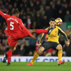Xhaka vs. Wijnaldum: A Premier League Battle at Anfield, 2016-17 Xhaka vs. Wijnaldum: A Premier League Battle at Anfield, 2016-17