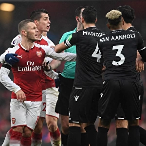 Xhaka and Wilshere vs. Van Aanholt and Milivojevic: A Battle in the Arsenal vs. Crystal Palace Clash (2017-18)