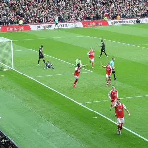 Xhaka's Hat-Trick: Thrilling Arsenal Celebrations vs. Crystal Palace (2022-23)