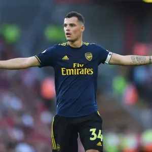 Xhaka's Intense Battle: Liverpool vs. Arsenal, Premier League 2019-20 Xhaka's Intense Battle: Liverpool vs. Arsenal, Premier League 2019-20