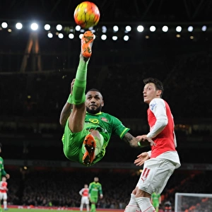 Yann M'Vila's Battle at Emirates: Arsenal vs. Sunderland, 2015-16 Premier League