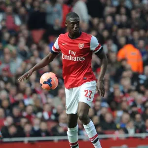 Yaya Sanogo in Action: Arsenal vs Everton, FA Cup Quarter-Final Yaya Sanogo in Action: Arsenal vs Everton, FA Cup Quarter-Final