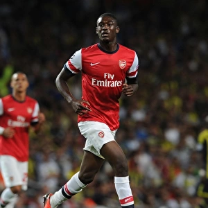 Yaya Sanogo in Action: Arsenal vs Fenerbahce UEFA Champions League Play-offs (2013)