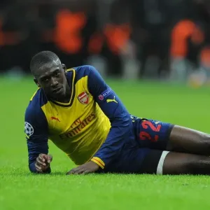 Yaya Sanogo in Action: Galatasaray vs. Arsenal, UEFA Champions League, Istanbul, 2014 Yaya Sanogo in Action: Galatasaray vs. Arsenal, UEFA Champions League, Istanbul, 2014