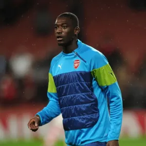 Yaya Sanogo (Arsenal). Arsenal 3: 3 Anderlecht. UEFA Champions League. Group D. Emirates Stadium Yaya Sanogo (Arsenal). Arsenal 3: 3 Anderlecht. UEFA Champions League. Group D. Emirates Stadium