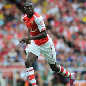 Yaya Sanogo (Arsenal). Arsenal 5: 1 Benfica. The Emirates Cup, Day 1. Emirates Stadium, 2 / 8 / 14