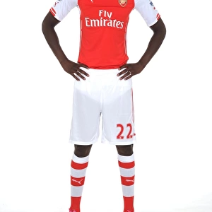 Yaya Sanogo at Arsenal Training: 2014-15 Season