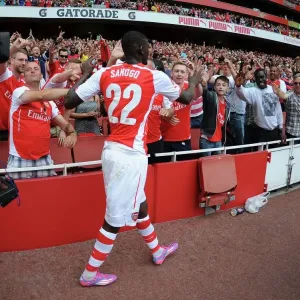 Prints of Season 2014-15 Prints: Arsenal v Benfica 2014-15