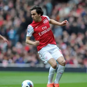 Yossi Benayoun (Arsenal). Arsenal 3: 3 Norwich City. Barclays Premier League