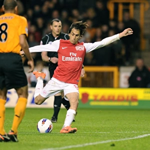 Yossi Benayoun Scores the Third Goal: Wolverhampton Wanderers vs. Arsenal, Premier League 2011-12