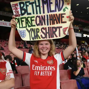 Young Arsenal Fans Excitement at Emirates Stadium: Arsenal Women vs. FC Zurich, UEFA Women's Champions League Young Arsenal Fans Excitement at Emirates Stadium: Arsenal Women vs. FC Zurich, UEFA Women's Champions League