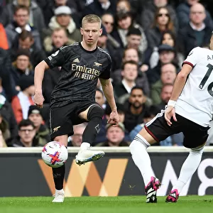 Zinchenko in Action: Arsenal's Star Performance at Fulham, Premier League 2023