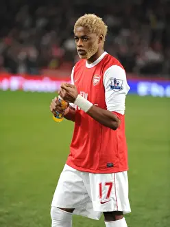 Arsenal V Manchester City 2010-11 Prints: 0-0 Stalemate: Alex Song at Emirates Stadium - Arsenal vs Manchester City, 2011