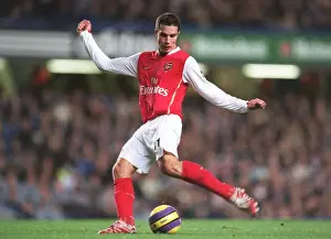 Chelsea V Arsenal 2006-07 Prints: 0-0 Stalemate: Arsenal vs. Chelsea - Van Persie's Battle at Stamford Bridge