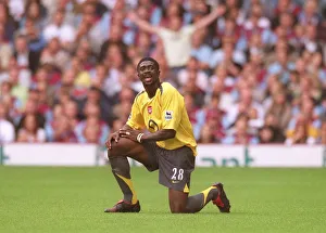 0-0 Stalemate: Kolo Toure at Upton Park, Arsenal vs. West Ham United, FA Premiership, 2005
