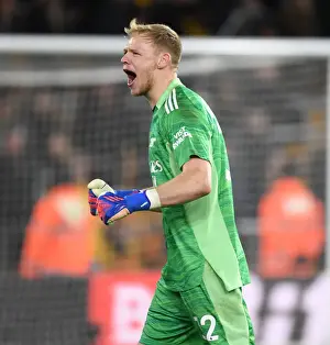 Aaron Ramsdale's Save Secures Arsenal's Win Against Wolverhampton Wanderers (2021-22)
