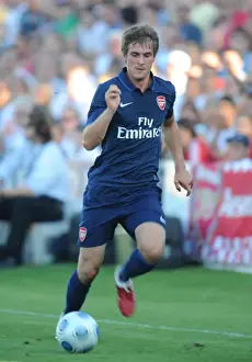 Ramsey Aaron Prints: Aaron Ramsey in Action: Arsenal Crushes SC Columbia 7-1