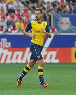 New York Red Bulls V Arsenal 2014-15 Prints: Aaron Ramsey in Action: Arsenal vs. New York Red Bulls - Pre-Season Friendly (2014)
