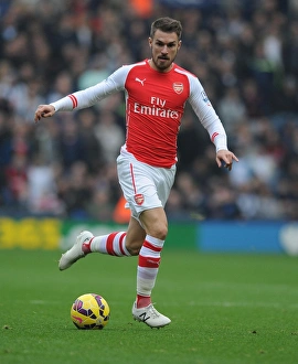 Aaron Ramsey in Action: Arsenal vs. West Bromwich Albion, Premier League 2014/15