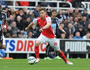Newcastle United V Arseal 2014/15 Prints: Aaron Ramsey in Action: Arsenal vs. Newcastle United, Premier League 2015