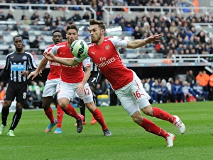 Newcastle United V Arseal 2014/15 Prints: Aaron Ramsey in Action: Arsenal vs. Newcastle United, Premier League 2014-2015