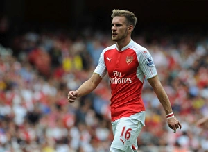 Arsenal V West Ham United 2015-16 Prints: Aaron Ramsey in Action: Arsenal vs. West Ham United, Premier League 2015-16