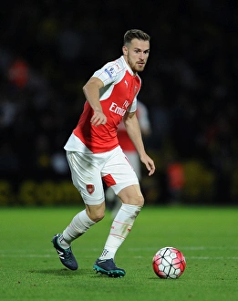 Aaron Ramsey in Action: Arsenal vs. Watford, Premier League 2015/16