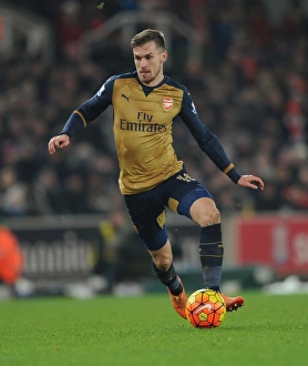 Aaron Ramsey in Action: Arsenal vs. Stoke City (2015-16)