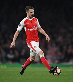 Arsenal V Lincoln City 2016-17 Prints: Aaron Ramsey in Action: Arsenal vs. Lincoln City - Emirates FA Cup Quarter-Final