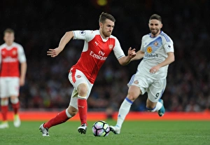 Arsenal V Sunderland 2016-17 Prints: Aaron Ramsey in Action: Arsenal vs. Sunderland (2016-17)
