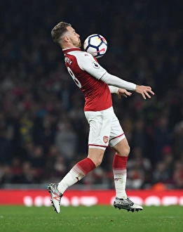Arsenal V West Bromwich Albion 2017-18 Prints: Aaron Ramsey in Action: Arsenal vs. West Bromwich Albion, Premier League 2017-18