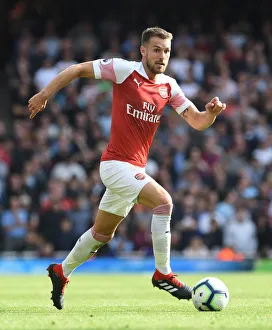 Arsenal V West Ham United 2018-19 Prints: Aaron Ramsey in Action: Arsenal vs. West Ham United (2018-19)