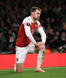 Arsenal V Sporting Clube De Portugal 2018-19 Prints: Aaron Ramsey in Action: Arsenal vs. Sporting CP, UEFA Europa League 2018-19