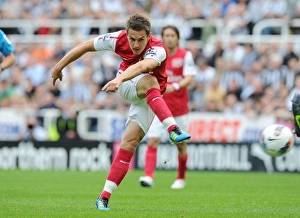 Newcastle United V Arsenal 2011-12 Prints: Aaron Ramsey in Action: Arsenal vs. Newcastle United, Premier League 2011-12