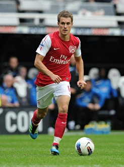 Newcastle United V Arsenal 2011-12 Prints: Aaron Ramsey in Action: Arsenal vs. Newcastle United, Premier League 2011-12
