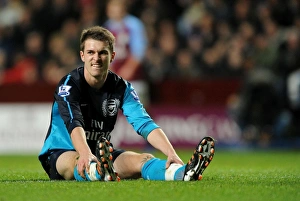 Aaron Ramsey in Action: Arsenal vs. Aston Villa, Premier League 2011-12