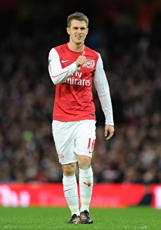 Arsenal V Queens Park Rangers 2011-12 Prints: Aaron Ramsey in Action: Arsenal vs. Queens Park Rangers (2011-12)