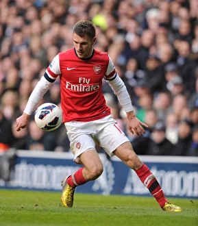 Aaron Ramsey in Action: Arsenal vs. Tottenham Rivalry, Premier League 2012-13