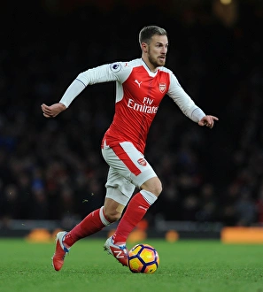 Arsenal V AFC Bournemouth 2016/17 Prints: Aaron Ramsey in Action: Arsenal vs AFC Bournemouth, Premier League 2016/17